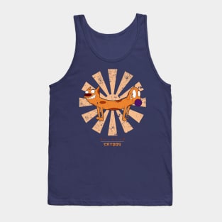 Catdog Retro Japanese Tank Top